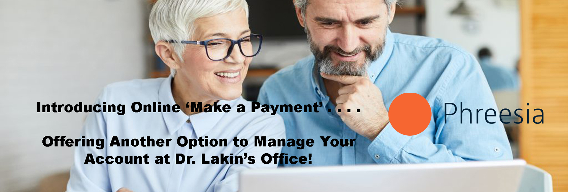 Introducing online 'Make A Payment' Option