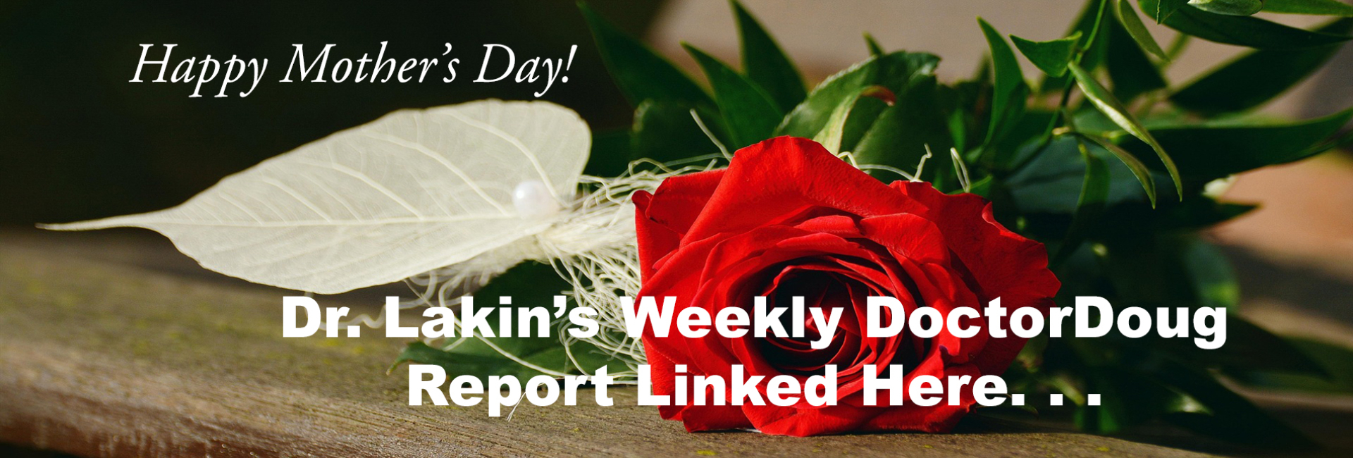 Information For Our Patients: 'The Weekly DoctorDoug Report'