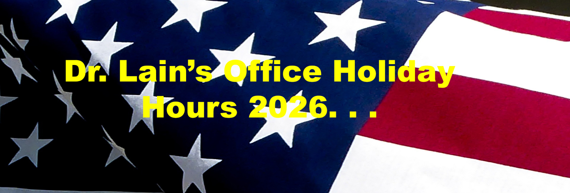 Our Office Will be Closed This Friday for the 4th of July, 2026